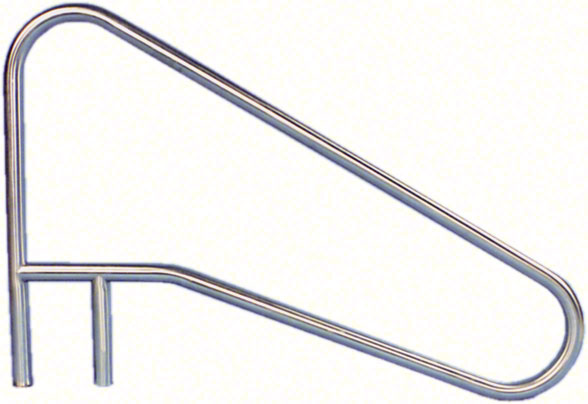 Varden 60 Inch Long Reach Pool Stair Rail - 1.90 x .109 Inches