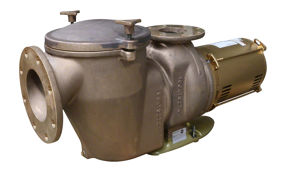 C-Series CHK-50 5 HP 220/440 Volts 3-Phase High Head Pump With Strainer Pot - 6 x 4 Inch