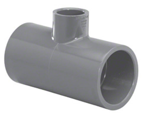 Reducing Tee - 8 x 8 x 6 Inch Slip - Schedule 80