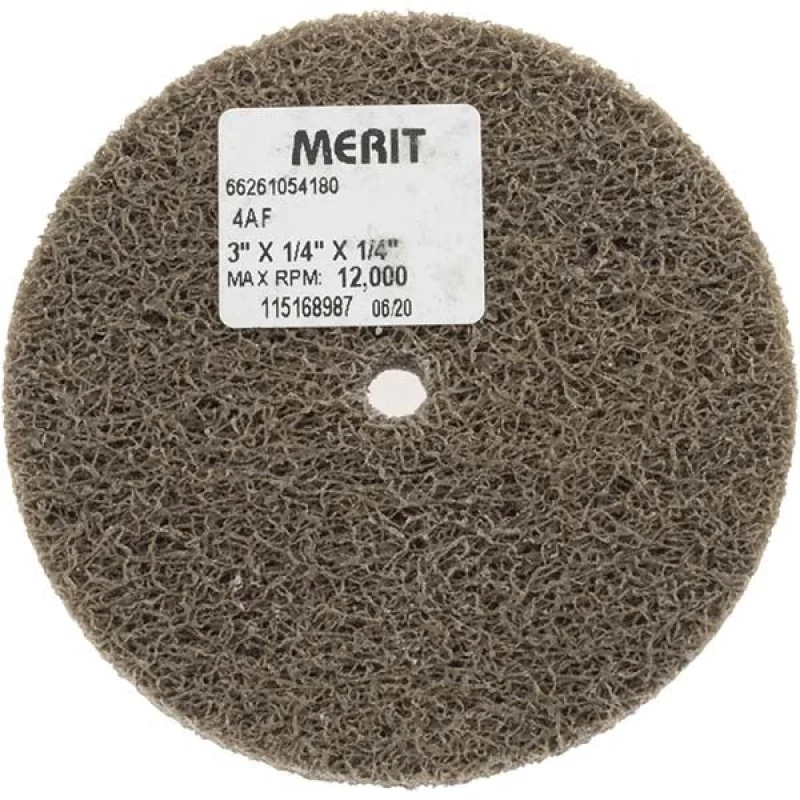 Merit Abrasives 66261054180 Deburring Wheel 3 Inch Unitized