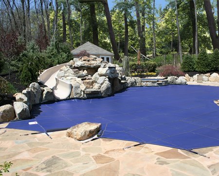 Meyco PermaGuard 15' x 30' Rectangle Solid Pool Safety Cover, Green, MEYS1530