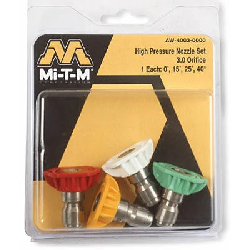 Mi T M Corp AW-4003-0000 Spray Nozzle Set 3.0 Orifice 4 Pack
