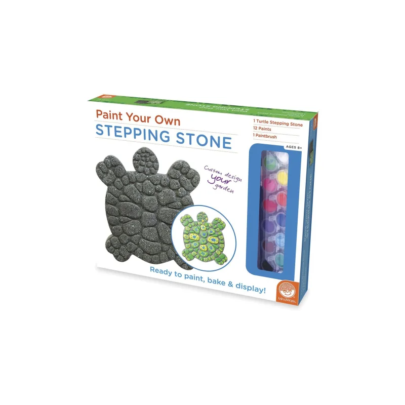 MindWare Paint Your Own Turtle Stepping Stone Kit - Arts and Crafts