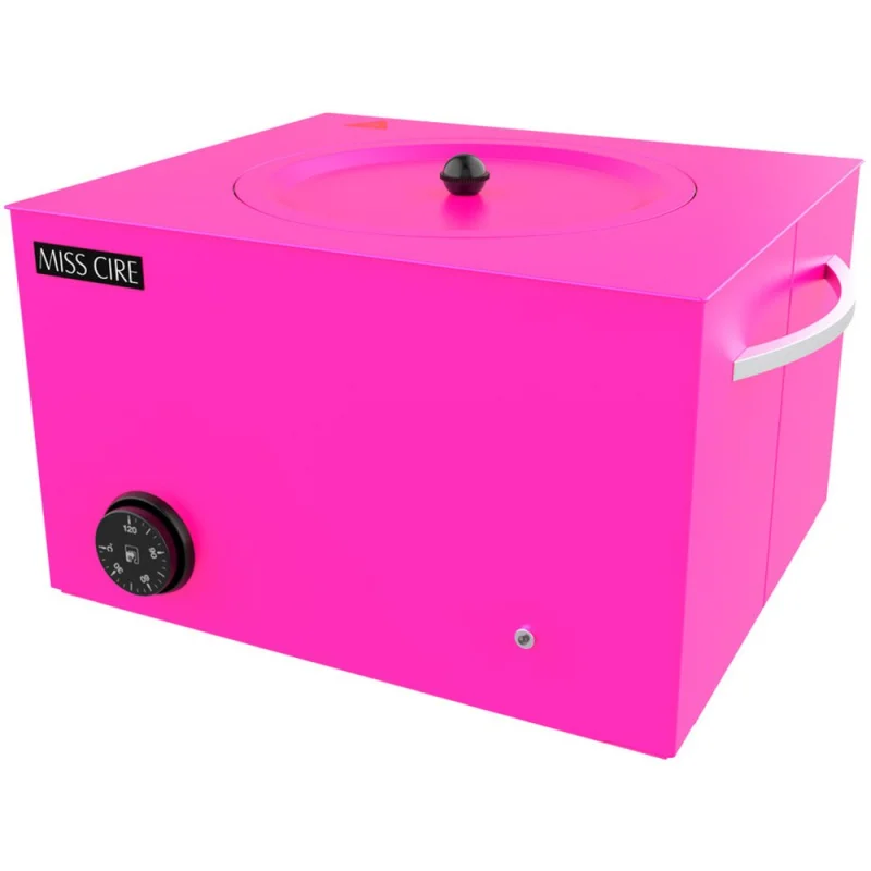Miss Cire Extra Large Neon Hot Pink Professional Hard Wax Warmer - 10 Lbs.