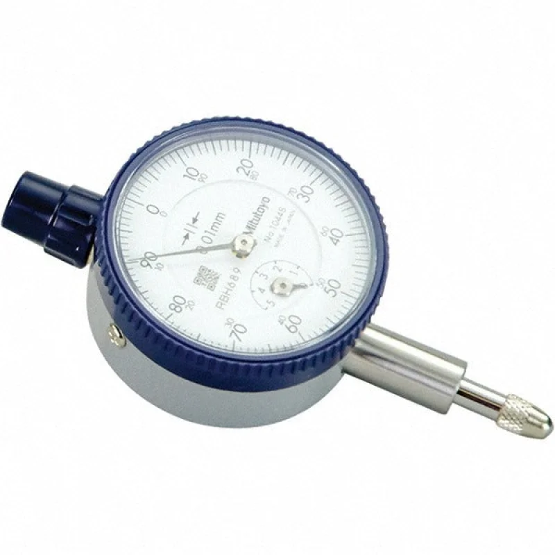 Mitutoyo 1044AB Dial Drop Indicator 5mm Range Flat Back