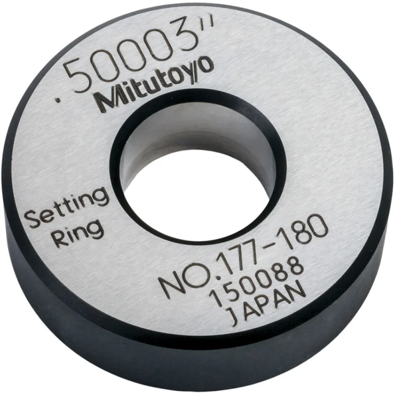 Mitutoyo 177-180 Setting Ring 0.5 Inch Id Bore Gauge