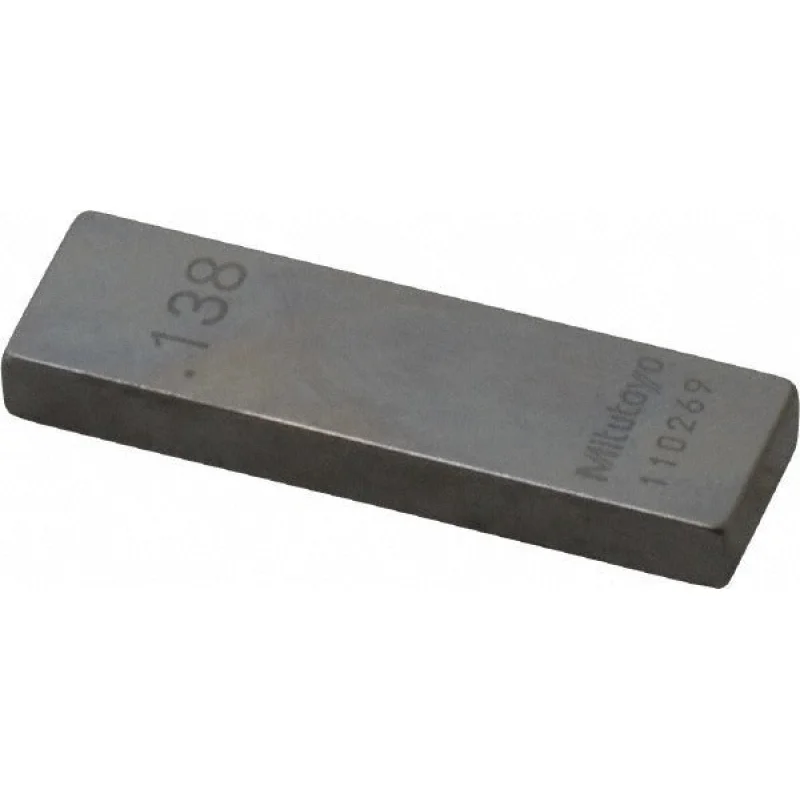 Mitutoyo 611178-541 Steel Gage Block 0.138 Inches AS-1