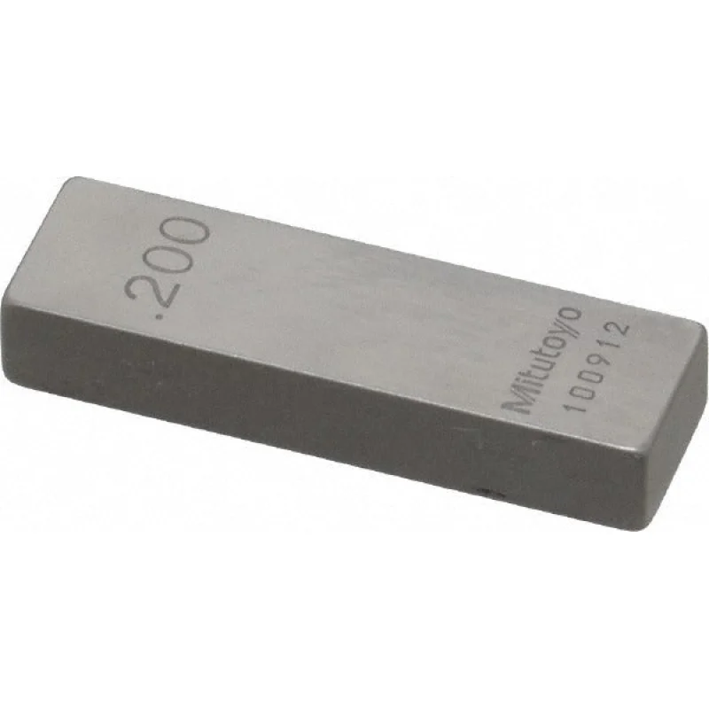 Mitutoyo 611192-531 Steel Gage Block 0.2 in Grade 0