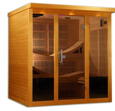 Monaco 6 Person Ultra Low EMF FAR Infrared Sauna DYN-6996-01