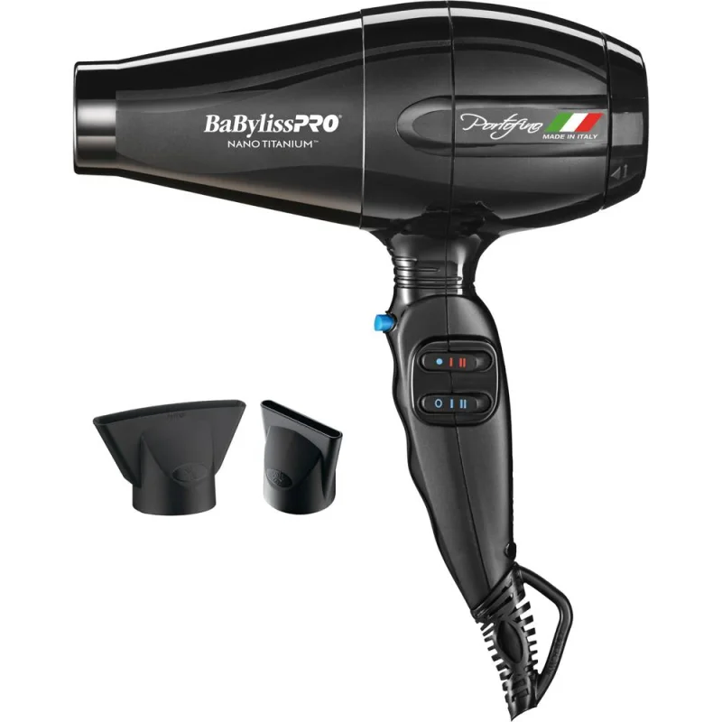 Nano Titanium Portofino Full-size Dryer / Black by BabylissPro
