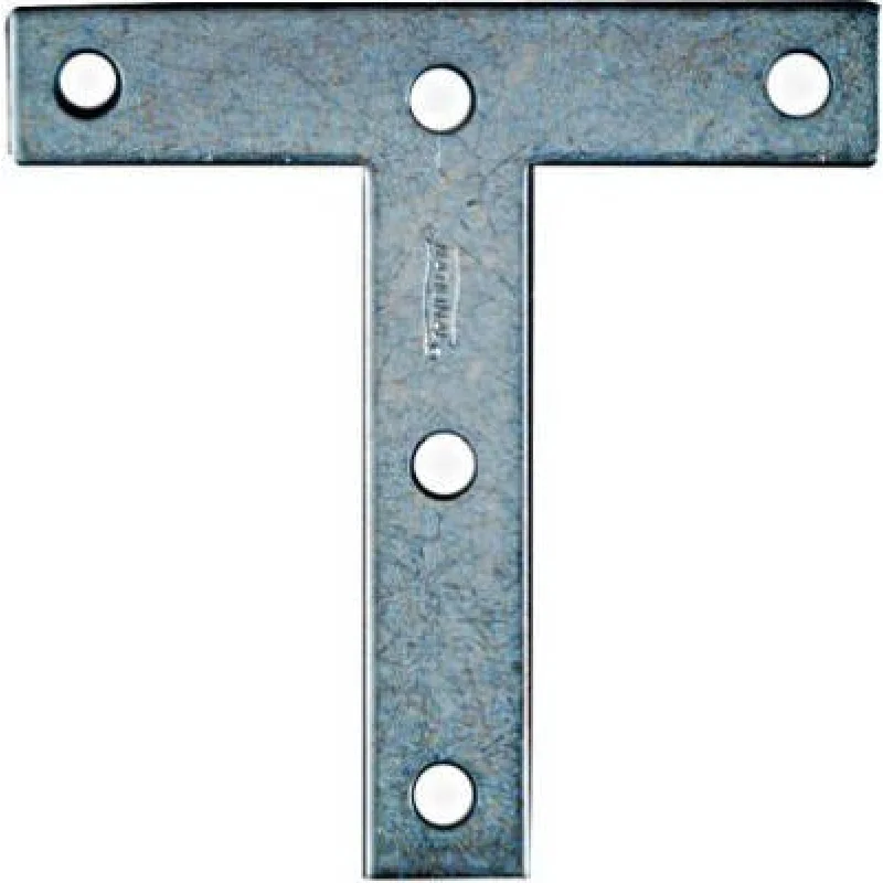 National Mfg N266-445 Zinc T Plate 4x4 Inches