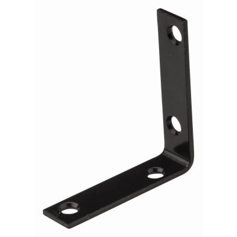 National Mfg N266-482 Corner Brace 2.5in Black 40-pack