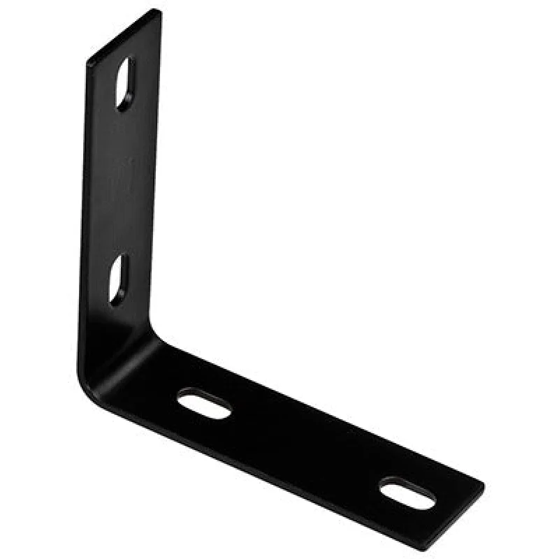 National Mfg N351-464 Corner Brace 5.1 in Black Steel 5-pack