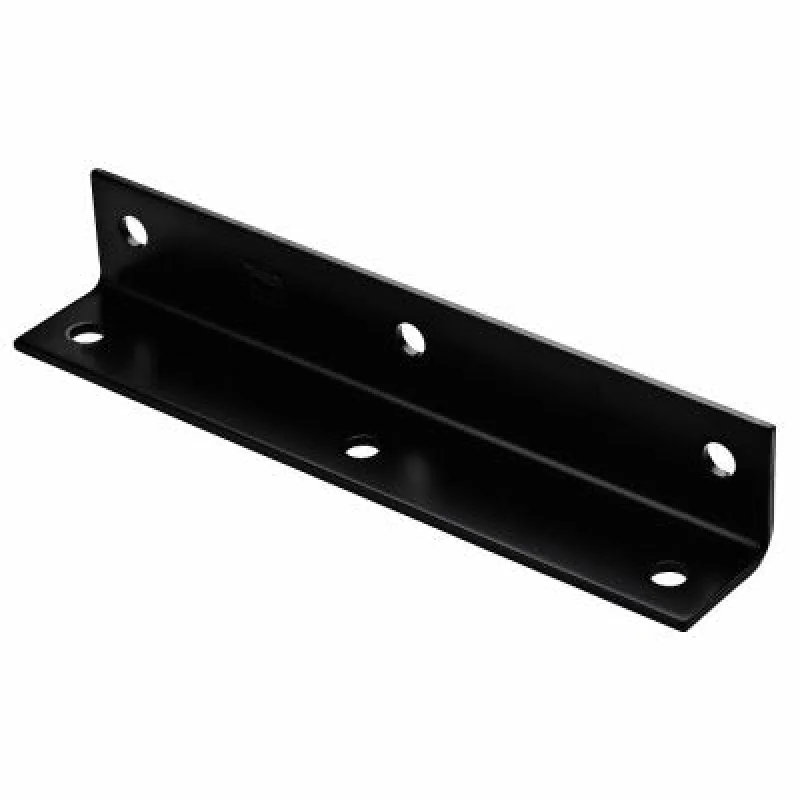 National Mfg N351-487 Corner Brace 1.6x9 in Black 5 Pack