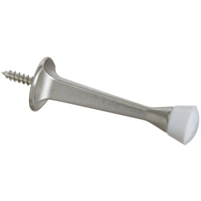 National Mfg N830-137 Square Rigid Door Stop Satin Nickel