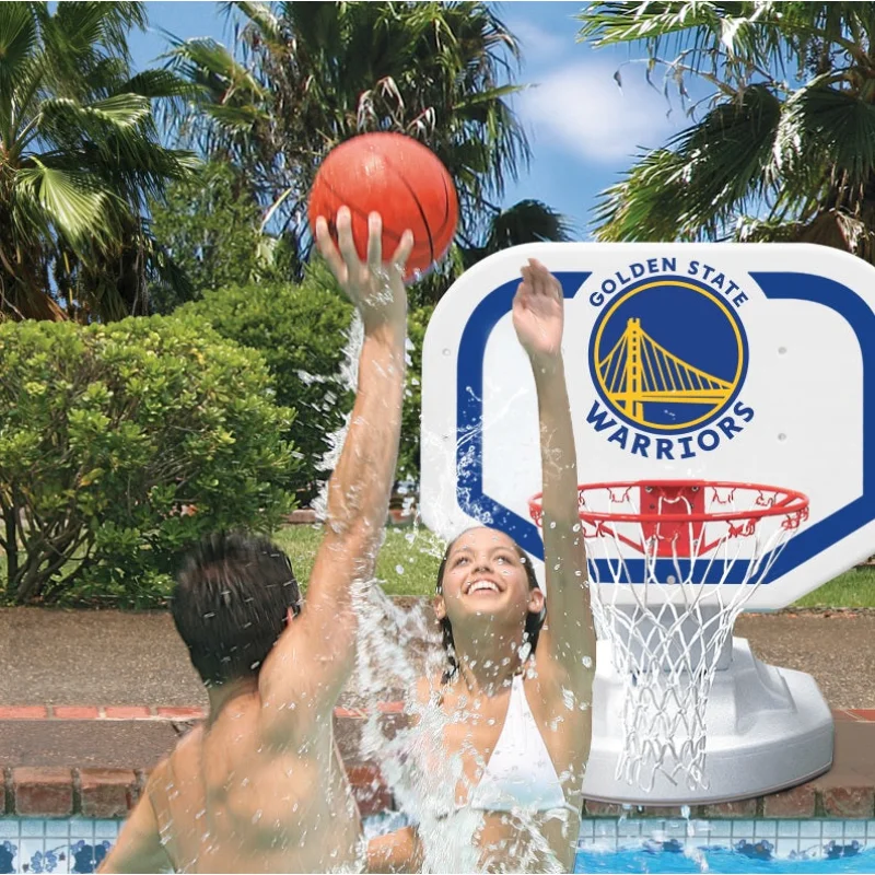 NBA Golden State Warriors USA Competition Style Poolside Basketball Game from Poolmaster