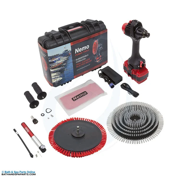 Nemo Power Tools Hull Cleaner Boat System [50M] [18V] [10Ah Li-Ion] [w/Brush Set] (HC-18-10Li-50)