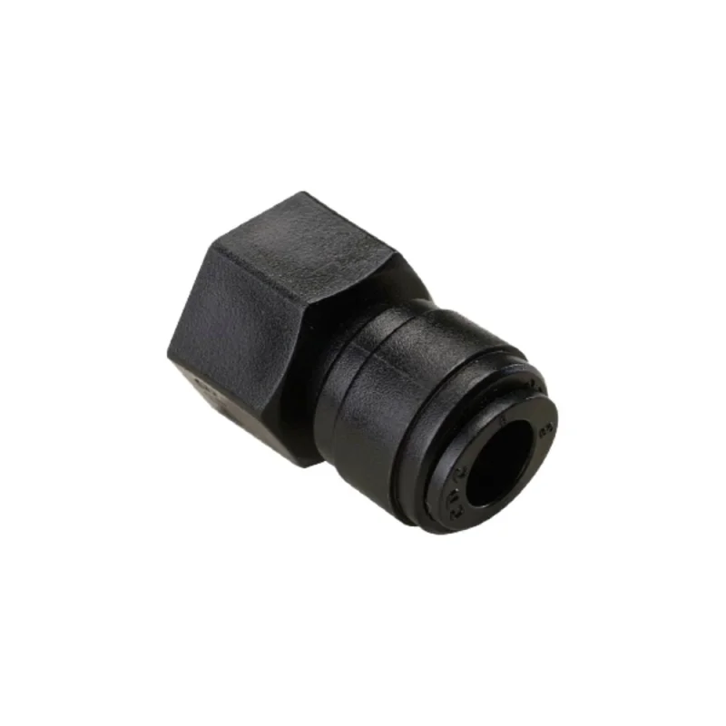 NeoFit - Acetal Black Female Adapter- 1/4"tube OD x 1/8"NPTF