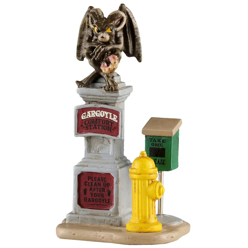 NEW 2026 Lemax Spooky Town Gargoyle Comfort Station #64618