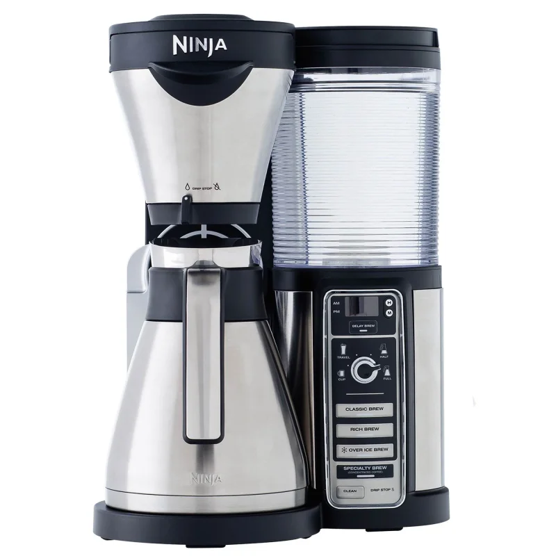 Ninja Auto iQ Coffee Bar Brewer System w/ Stainless Steel Carafe + Thermal Cup