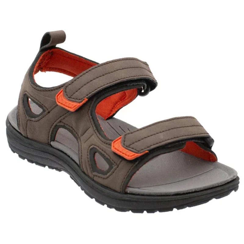Northside Riverside Lite Kids Sandal (Brown/Orange) Size 13