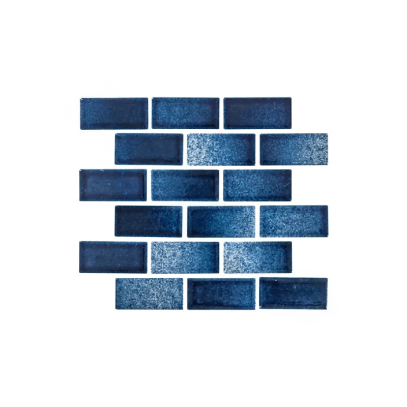 NPT 1" x 2" Blended Brick Mix Tile Blue Mix MASBBM1