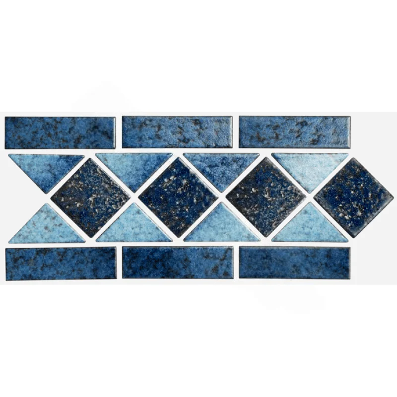 NPT Fiji Tile Bay Blue Border FIJI-BAY BORDER