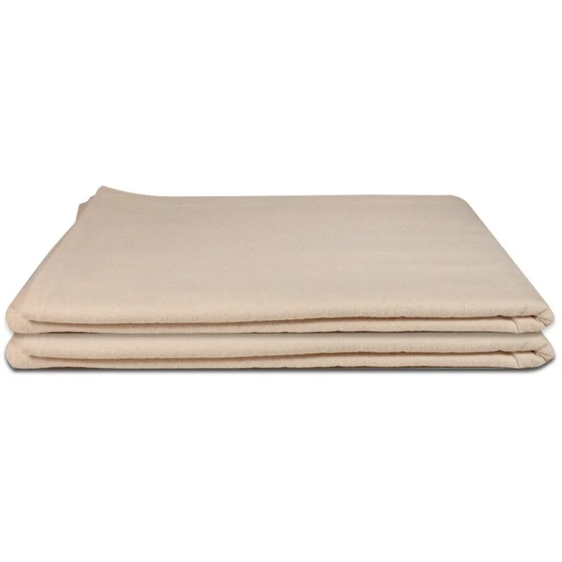 NRG Deluxe Flannel Flat Massage Table Sheet - Natural / 63"W x 100"L by NRG
