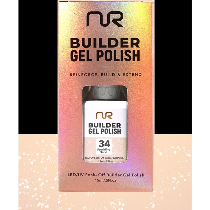 NuRevolution Builder Gel 0.5 oz.- #34 Sparkling Sand