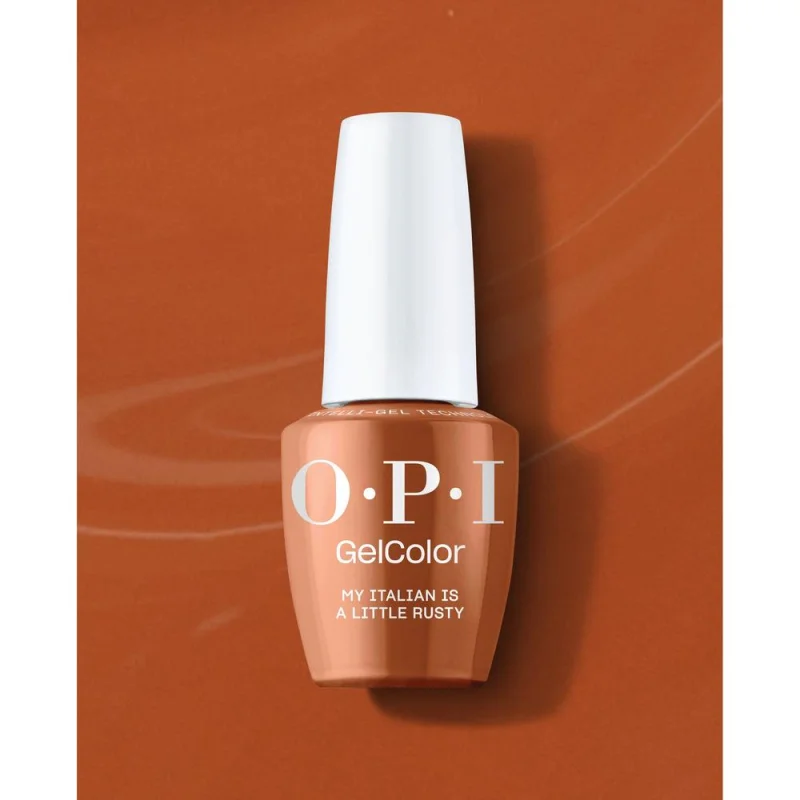 OPI GelColor Gel Nail Polish - My Italian is a Little Rusty (Creme) with OPI Intelli-Gel Technology / 0.5 oz.