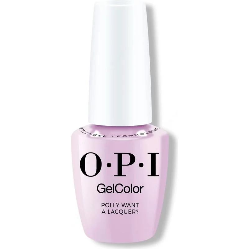 OPI GelColor Gel Nail Polish - Polly Want a Lacquer? (Creme) with OPI Intelli-Gel Technology / 0.5 oz.
