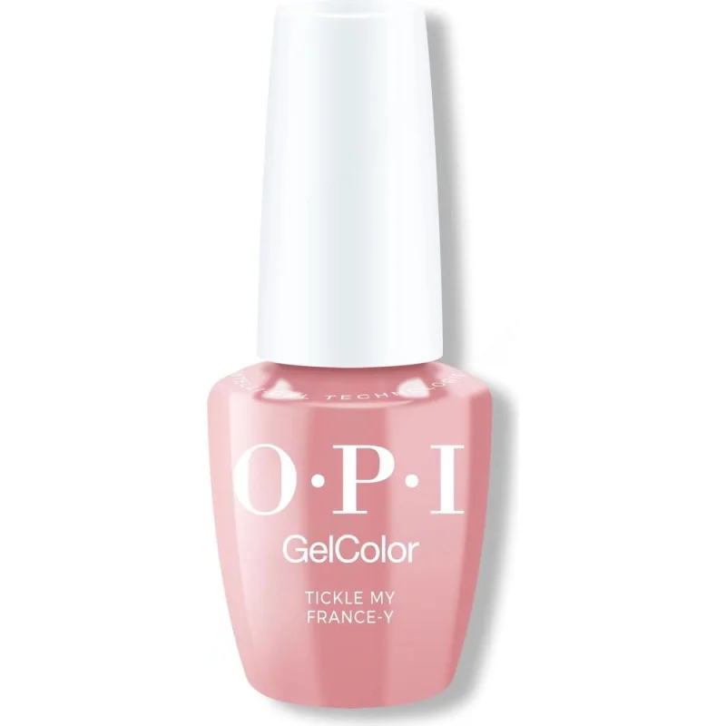 OPI GelColor Gel Nail Polish - Tickle My France-y (Creme) with OPI Intelli-Gel Technology / 0.5 oz.