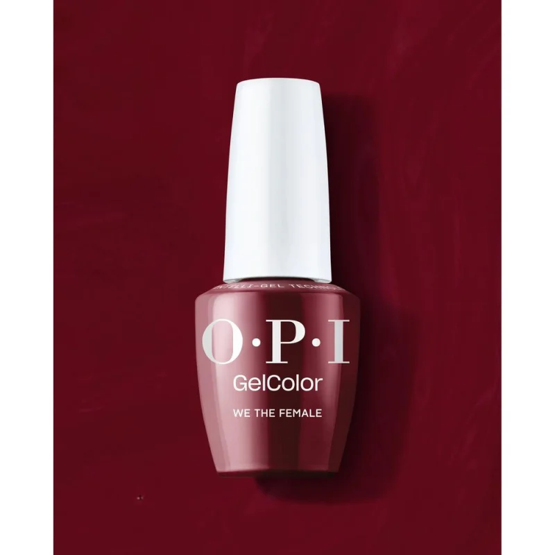 OPI GelColor Gel Nail Polish - We the Female (Creme) with OPI Intelli-Gel Technology / 0.5 oz.