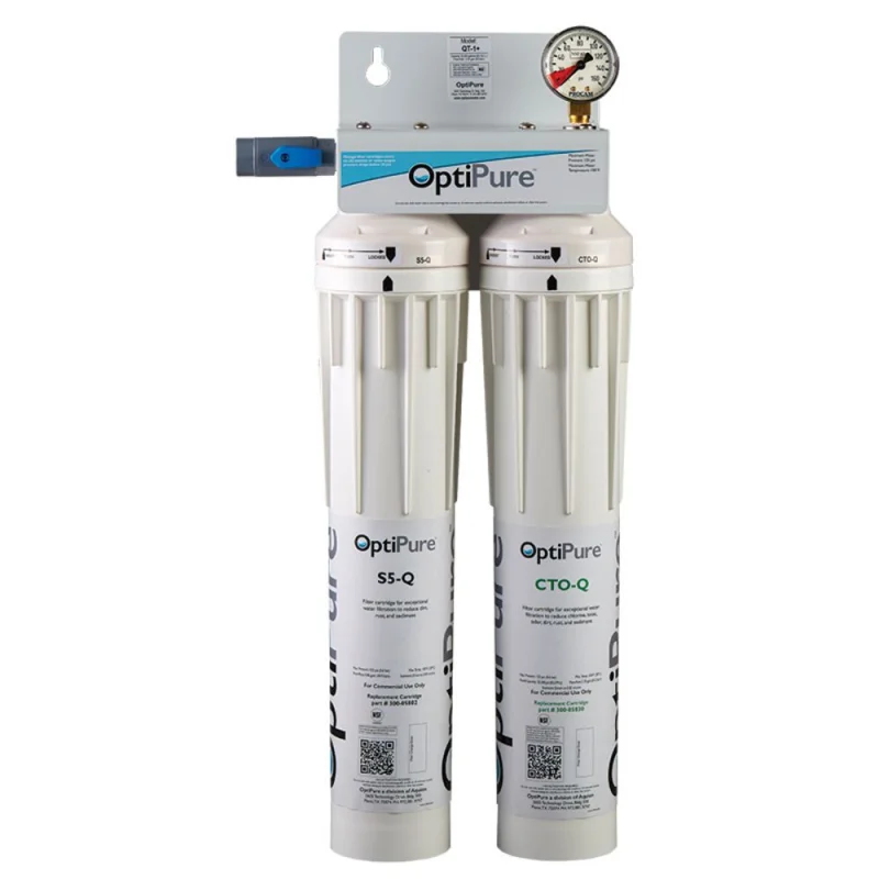 Optipure QT-1+; dual 15" with prefilter