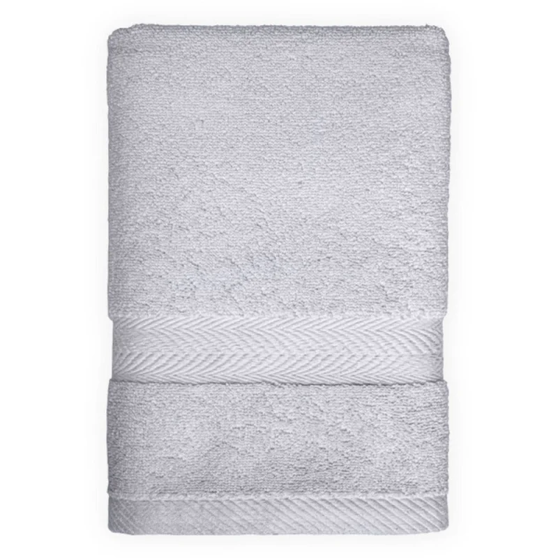 Organic Collection Deluxe Hand Towel / 100% Organic Turkish Cotton / 20" X 30" / Fog / 1 Dozen by The Turkish Towel Company