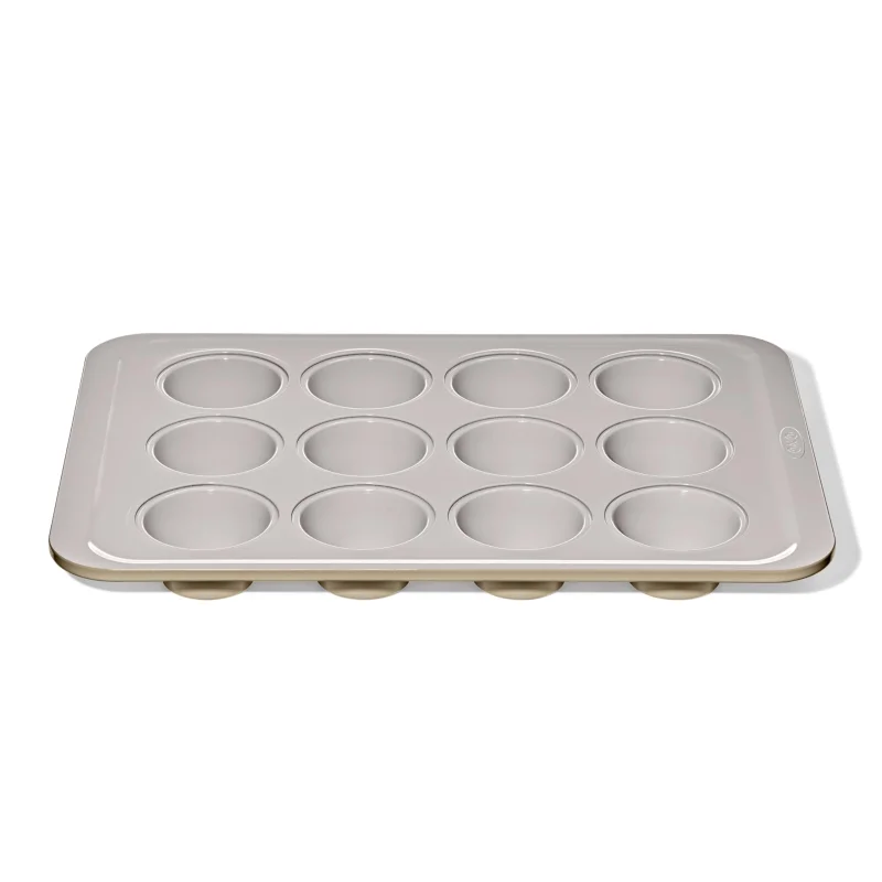 OXO Good Grips Non-Stick Pro Ceramic Coated Metal Bakeware 12 Cup Muffin PanBiscuit