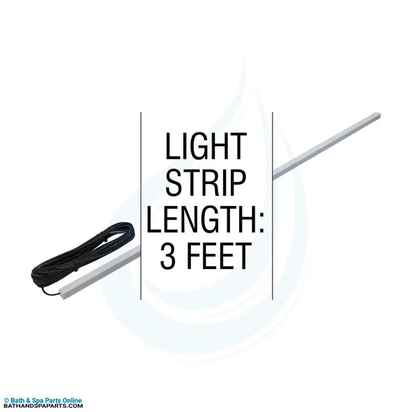 PAL 4-Wire PLOF RGB Feature Strip Light 3ft, 65ft Cord, 12VDC (42-PLOF-RGB-090)