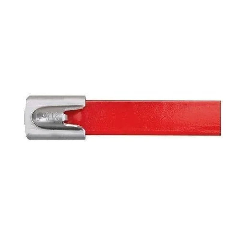 Panduit MLTFC4H-LP316RD Cable Tie 316 Ss Fully Coated