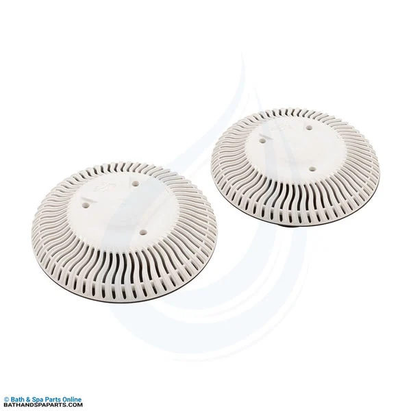 Paramount Main Drain Grate SDX2, Vinyl, White, qty 2 (004-172-2231-01)