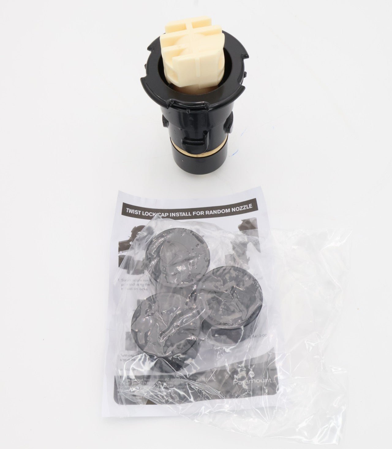 Paramount PV3 Black Nozzle with Twist Lock Cap 004-627-5060-03