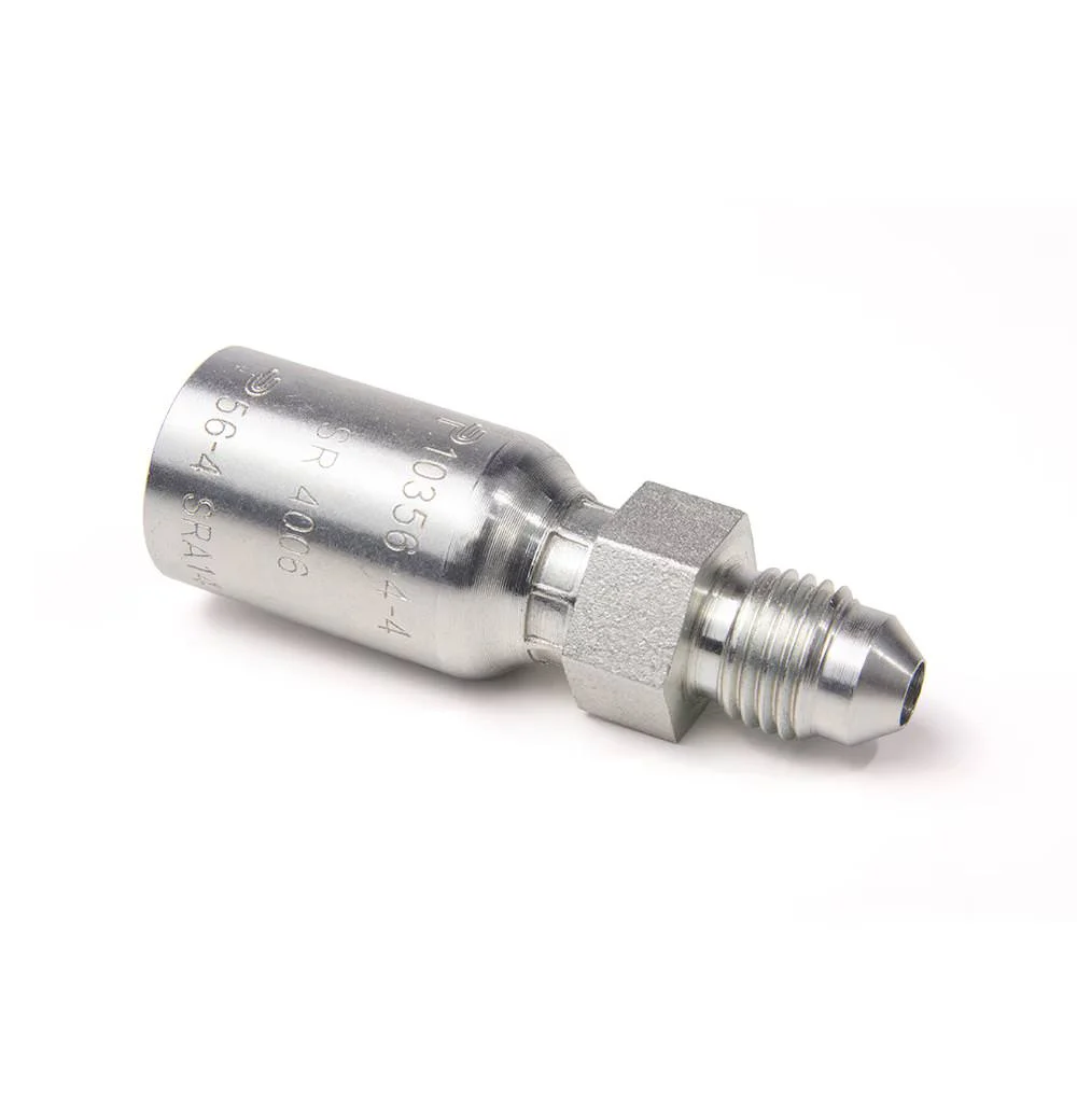 Parker 10456-6-6 Male SAE 45° Fitting, Steel