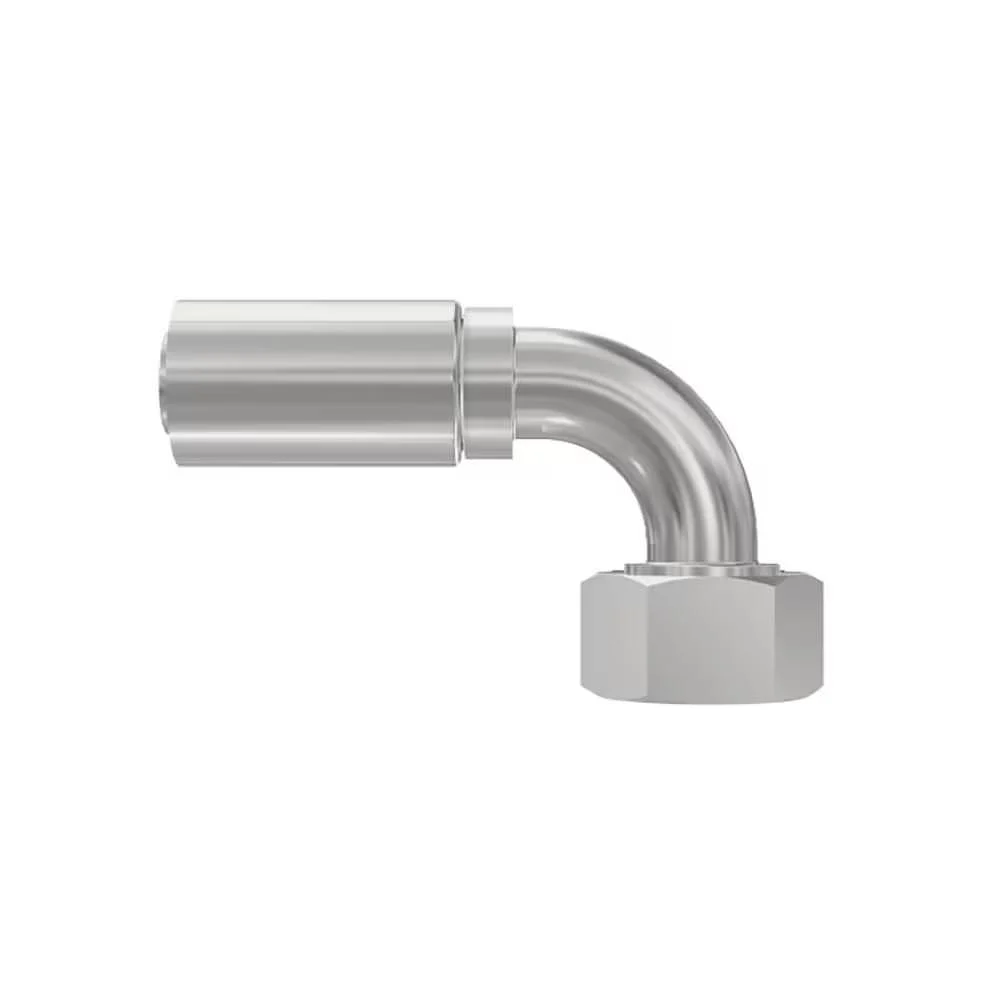 Parker 77 Series Female Metric S – Swivel – 90° Elbow (Ball Nose) – 1 1/4 Inch