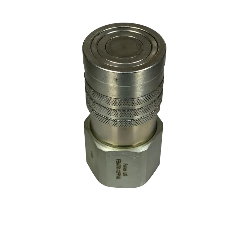 Parker FEM-751-12FP-NL, 3/4″, Female Coupler, 3/4-14 NPSF, 26 GPM, 3,625 PSI, ISO 16028, Flush Face, FEM Series