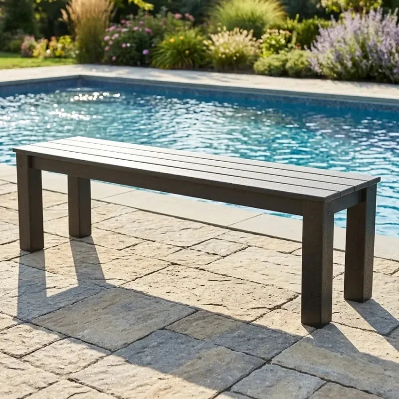 Parson Modern Bench - Black