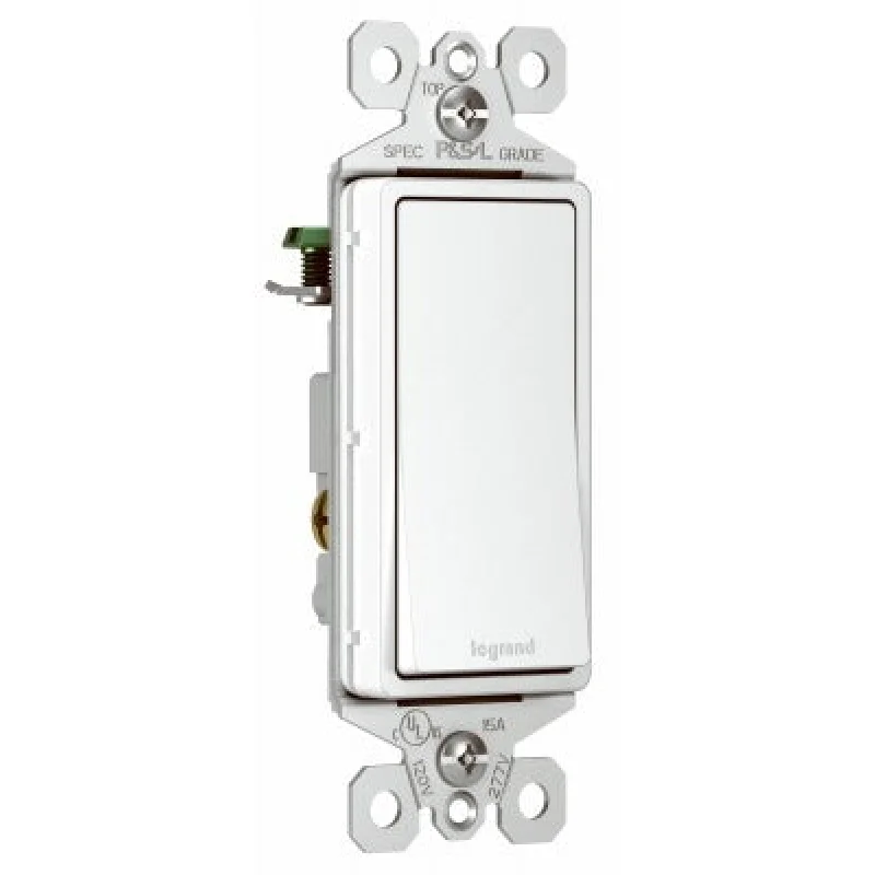 Pass Seymour TM873WCC10 3-way Decorator Switch 15A 10-pack