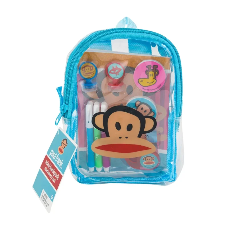 Paul Frank Mini Backpack Stationery Set