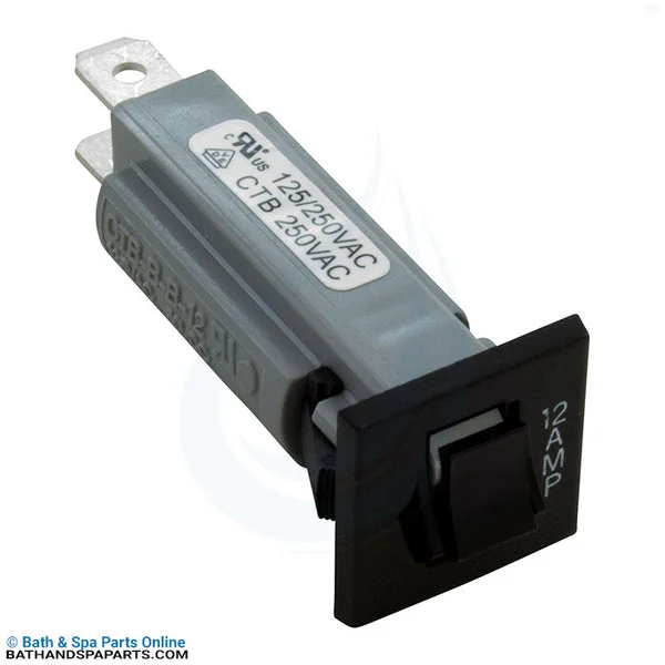 Pentair 12A Push Thru Circuit Breaker [250V] (521142Z)