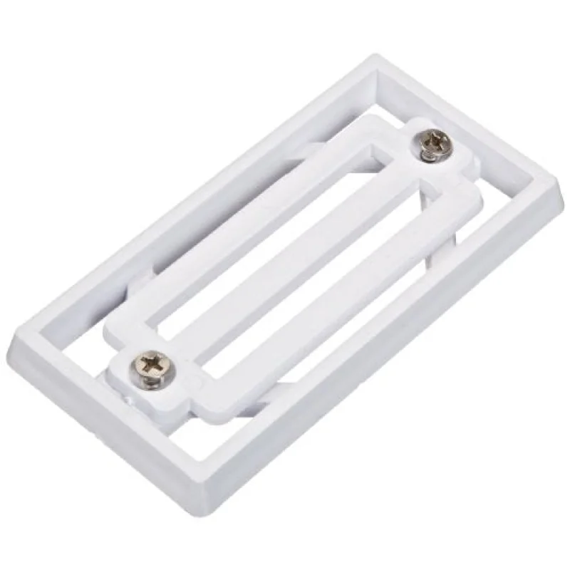 Pentair 2" x 4", 3-Bar Frame & Grate, White | 542038