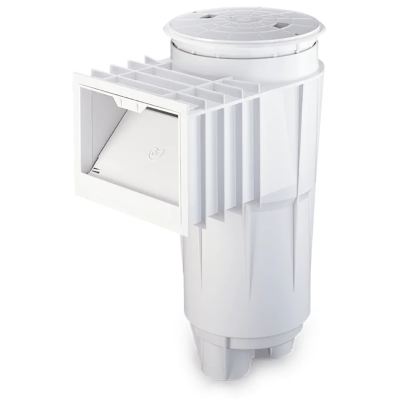 Pentair 506362 2" Threaded Ports ABS Bermuda Skimmer, White