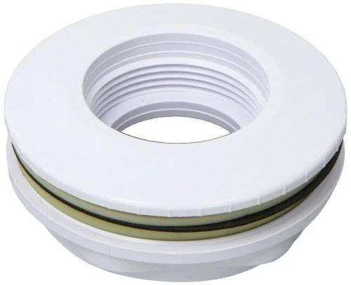 Pentair Fiberglass Pool/ Spa White Lens Housing, 1 1/2″ Socket | 22001100